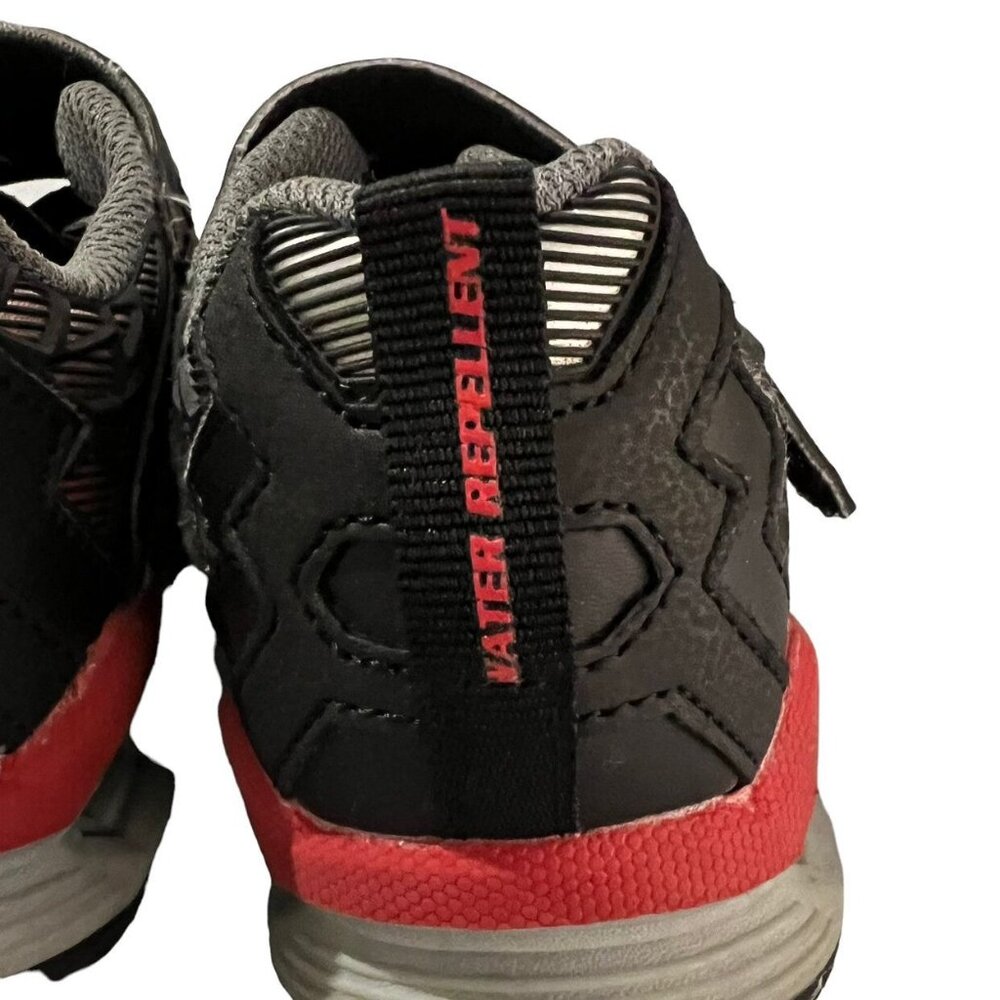 Skechers Sz 11 Black & Red Light Up Sneakers Shoes - Picture 5 of 9